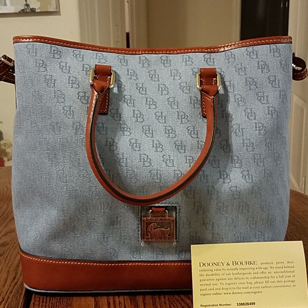 Dooney and Bourke Chelsea Shopper Chambray